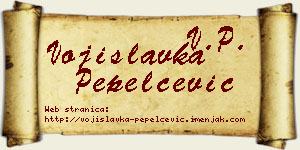 Vojislavka Pepelčević vizit kartica
